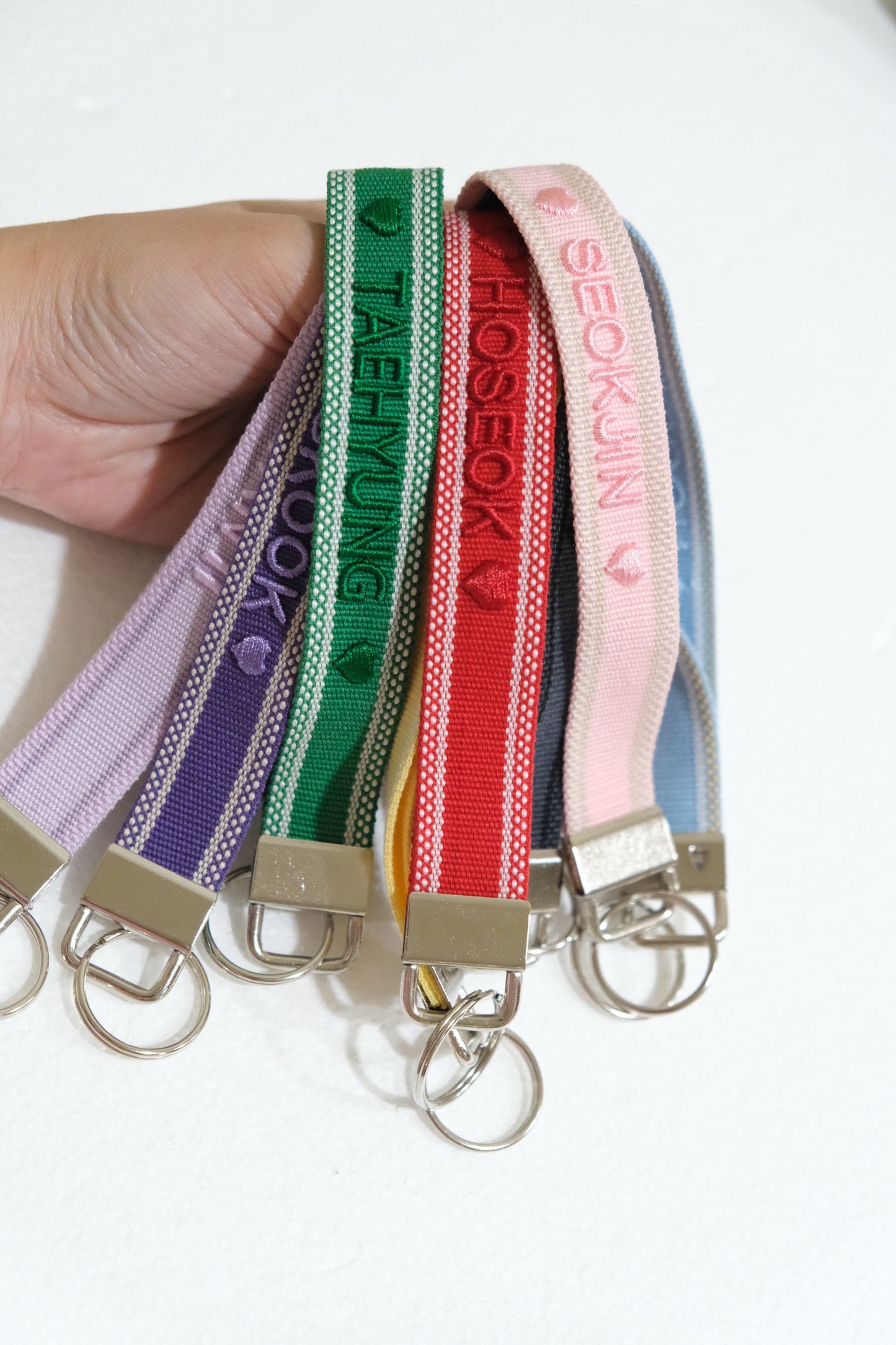 Embroidery Wristlet Key Fob