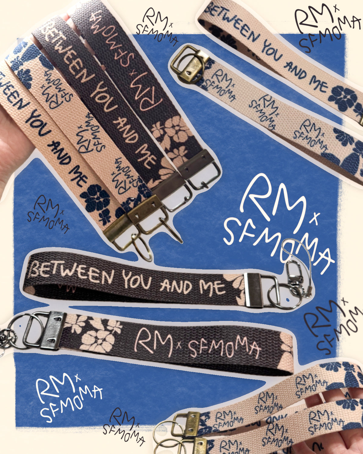 RM Between You and Me Wristlet Key Fob