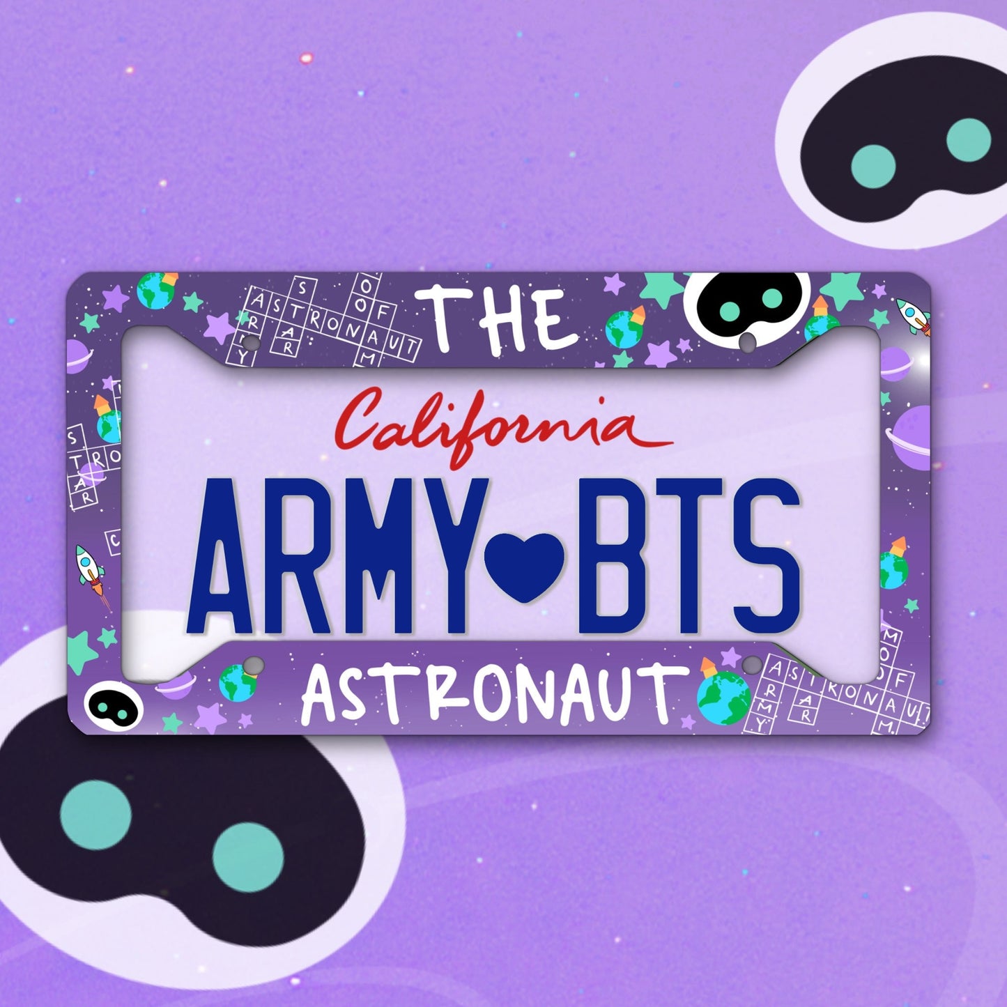Custom License Plate Frame | BTS License Plate Frame