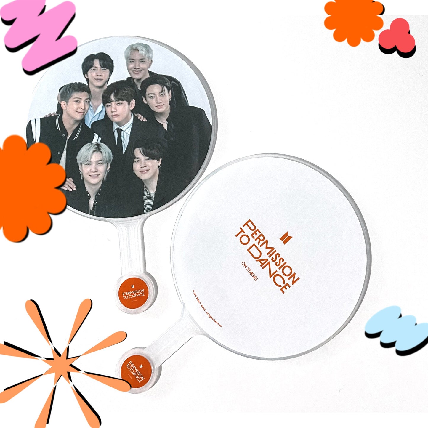 Oppsies | Grade C Mini Permission To Dance Picket | Mini Fan