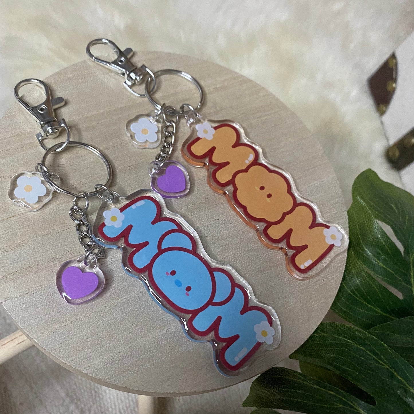 MOM Acrylic Keychain | Mother's Day Gift | Gift for Mom | Army Mom