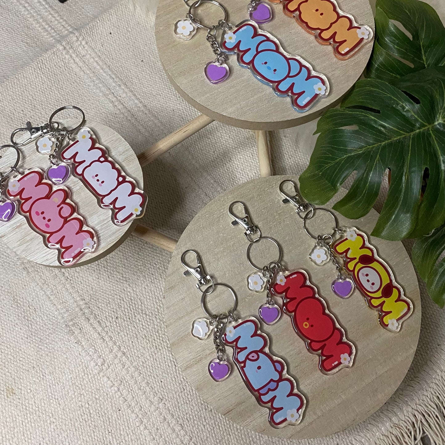 MOM Acrylic Keychain | Mother's Day Gift | Gift for Mom | Army Mom
