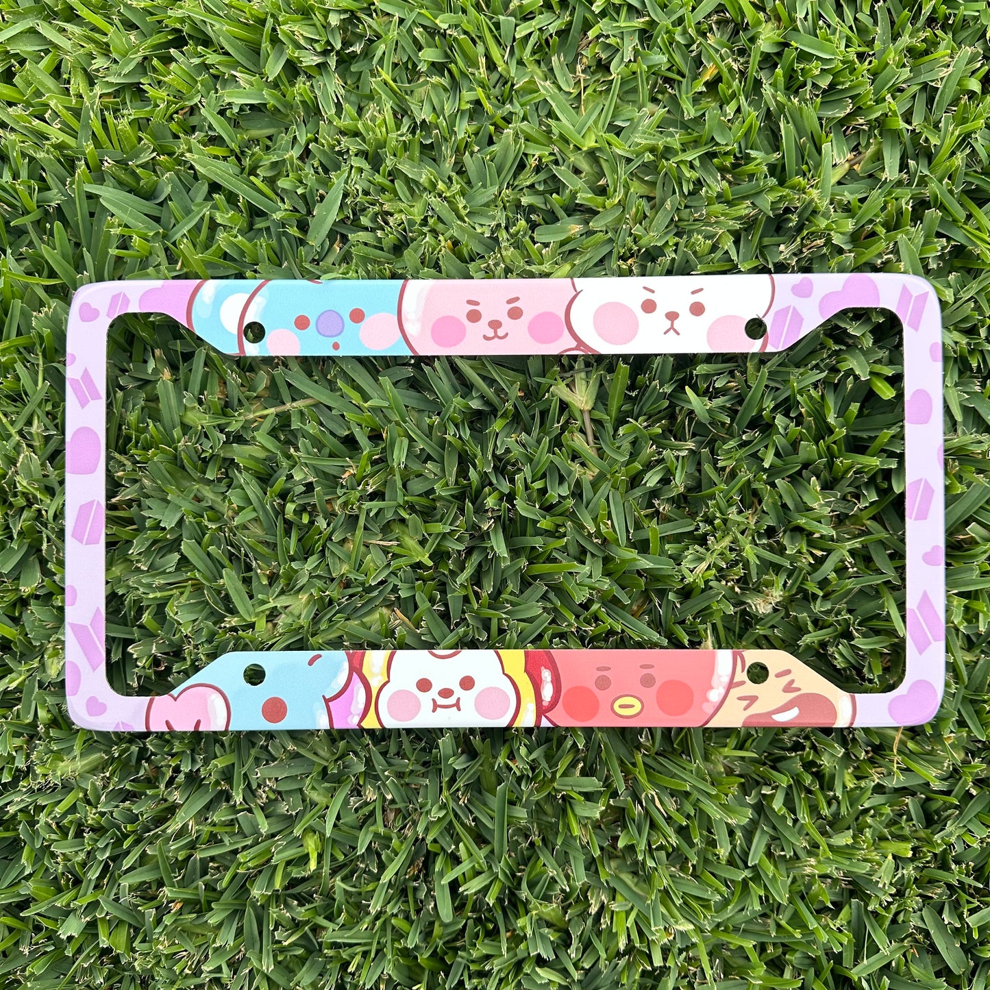 Characters License Plate Frame| Cute license plate frame