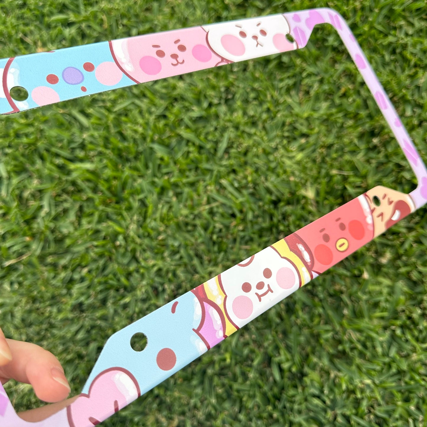 Characters License Plate Frame| Cute license plate frame