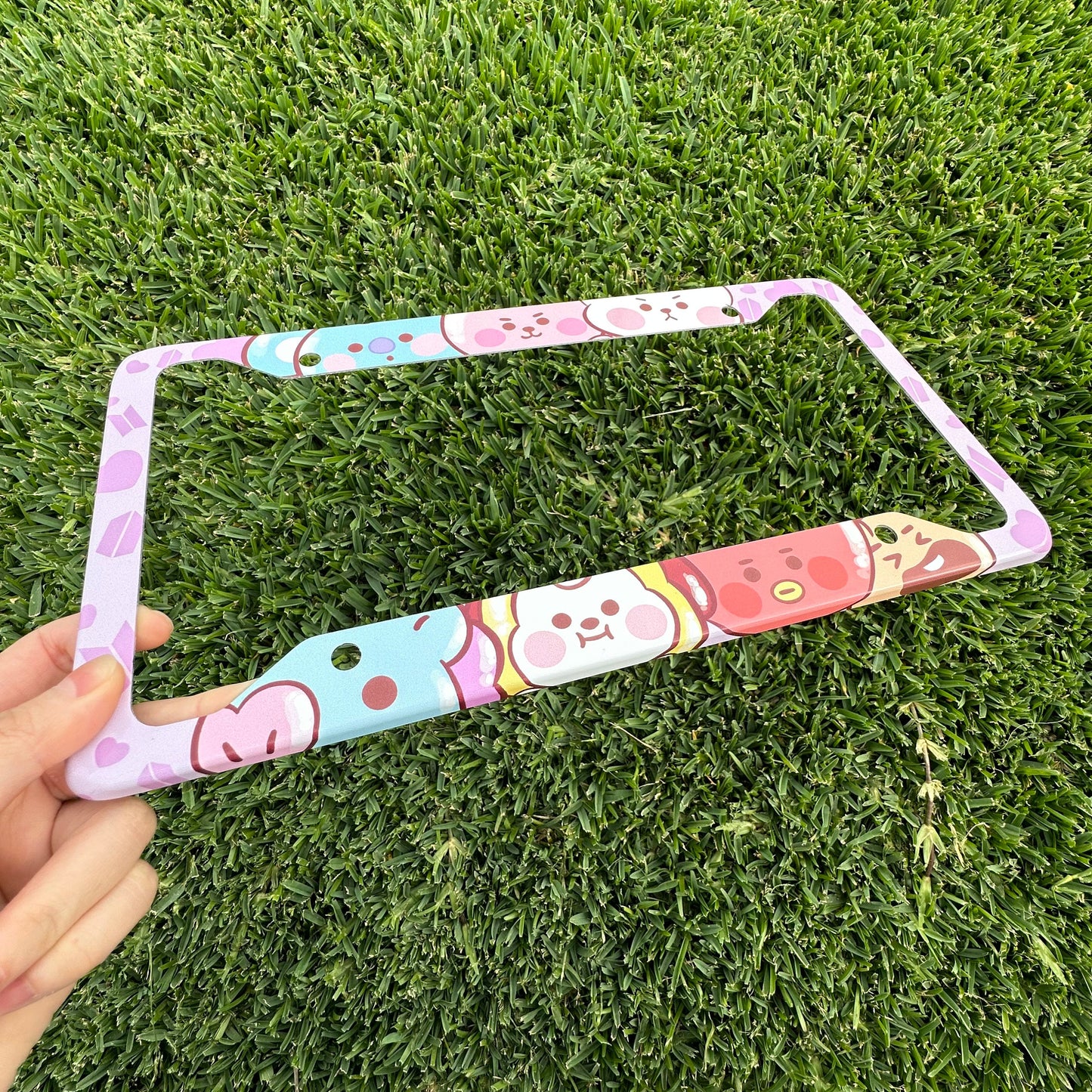 Characters License Plate Frame| Cute license plate frame