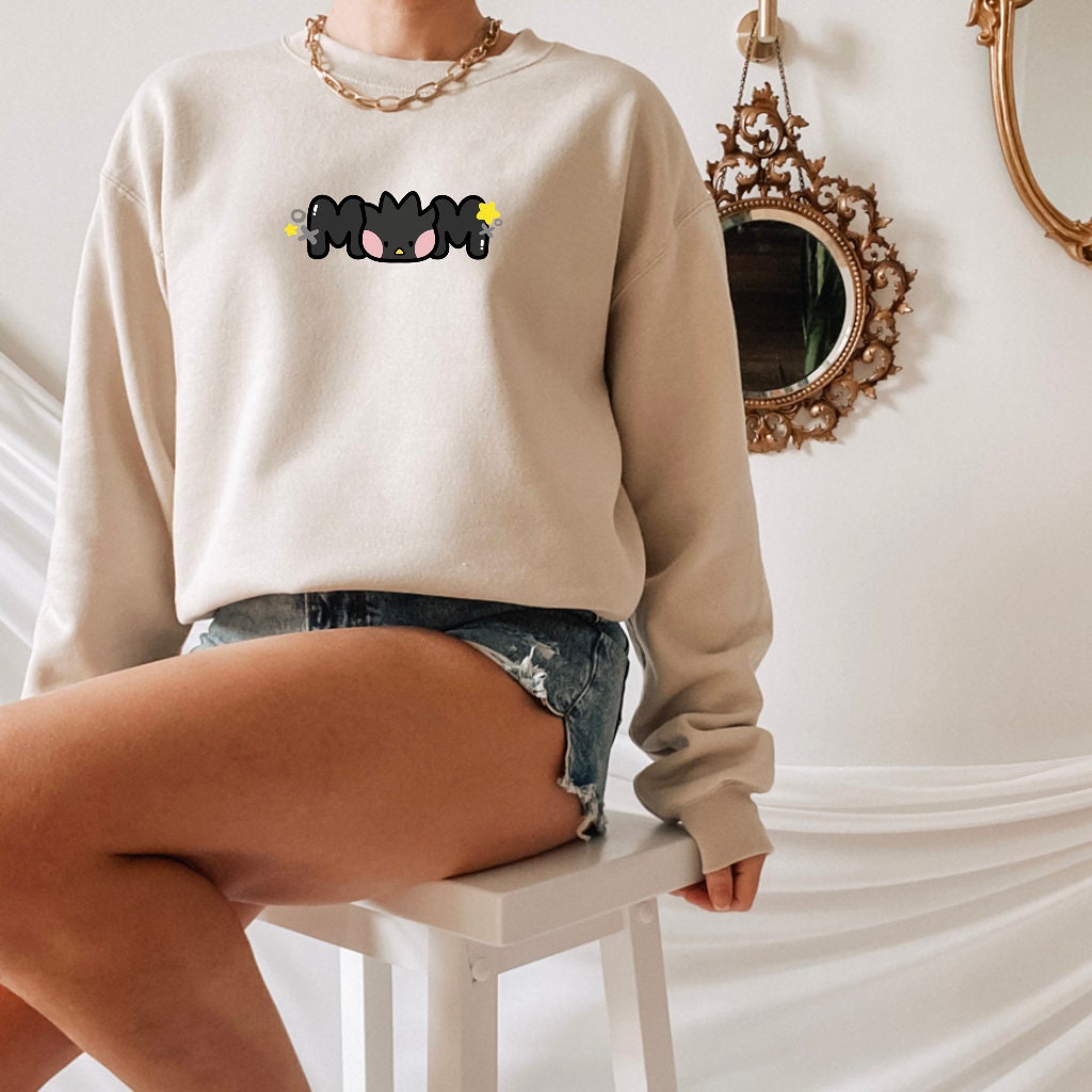 Kawaii Embroidery Mom Sweatshirt | Mom Life | Teacher Life | Embroidery Crewneck | Cute mom gift