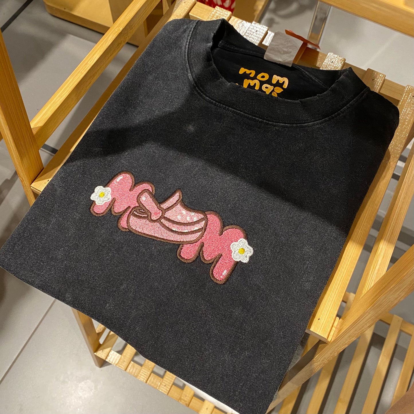 Croc Mom T-shirt | Embroidery Character Shirt | Gift For Mom | Personalized Embroidered Sweatshirt for Mom | Mother's Day Gift for Mom