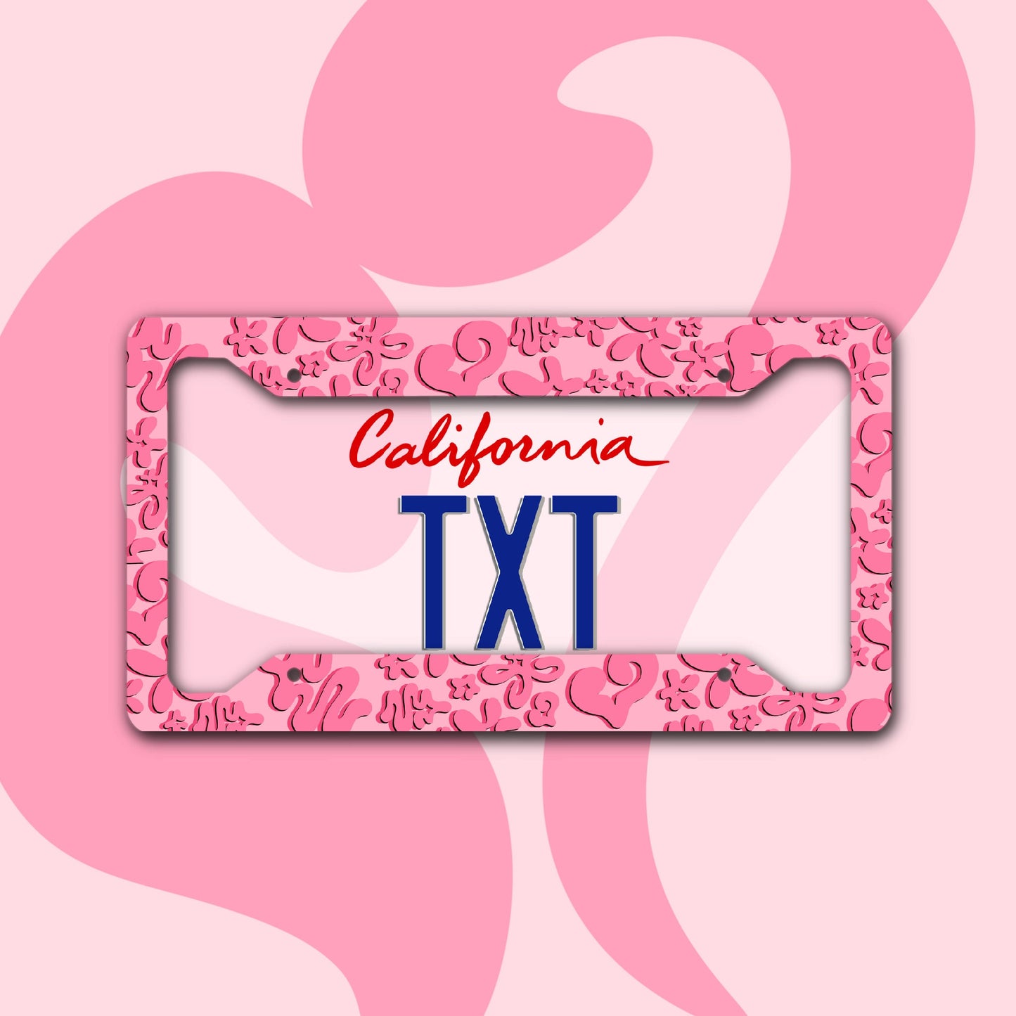 KPOP License Plate Frame! Cute License Plate Frame/License Plate Frame/ License Plate Frame