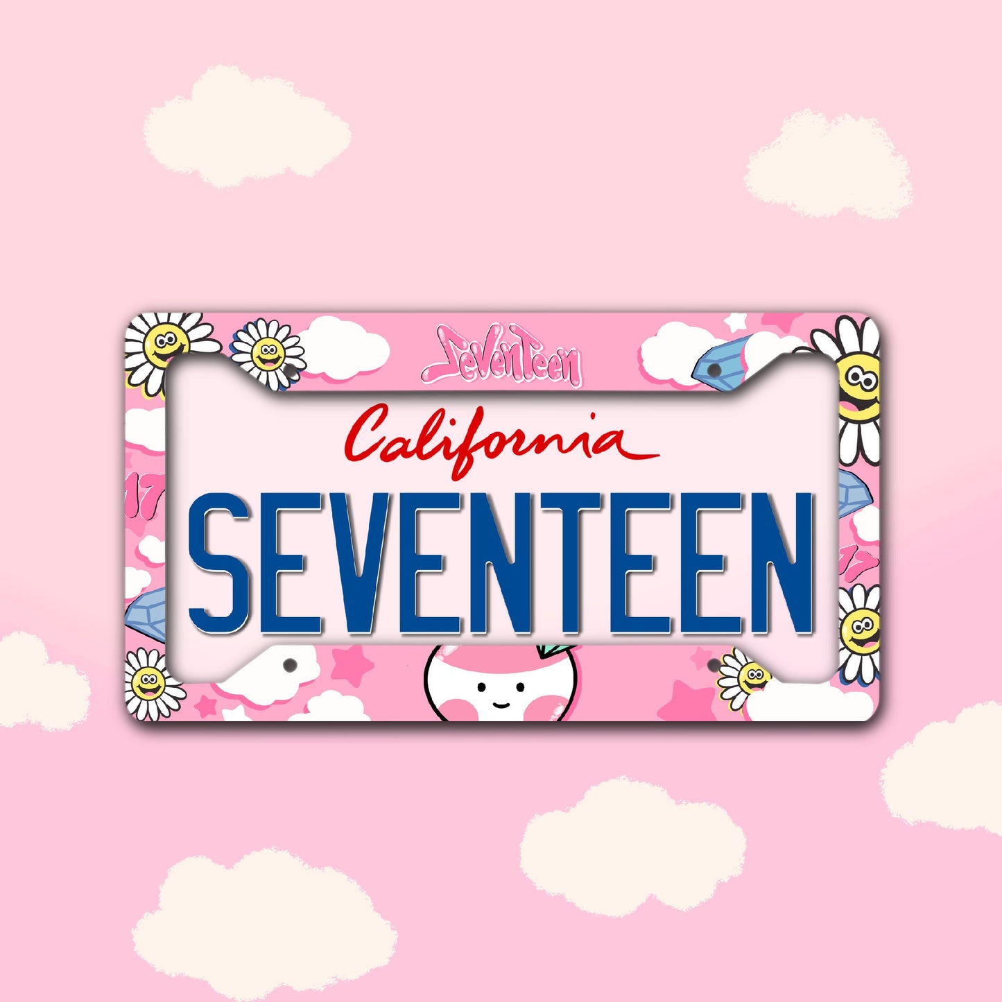 Seventeen Carat License Plate Frame | Carat License Plate Frame