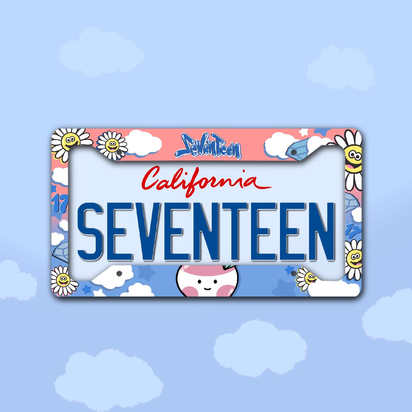 Seventeen Carat License Plate Frame | Carat License Plate Frame