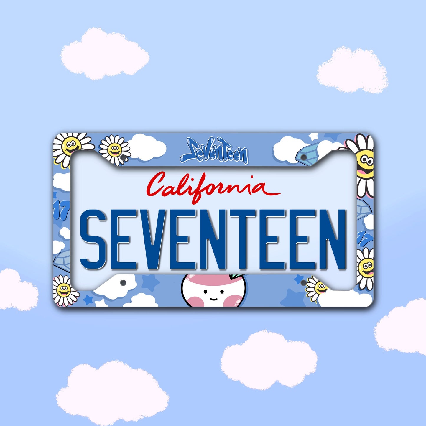 Seventeen Carat License Plate Frame | Carat License Plate Frame