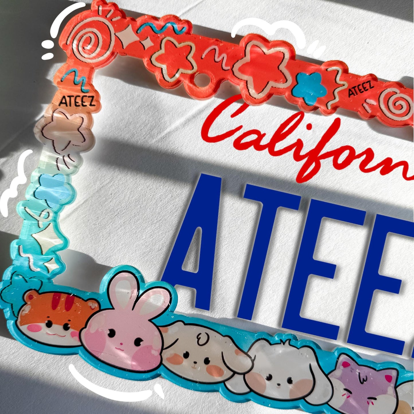 ATEEZ License Plate Frame | Kpop License Plate Frame