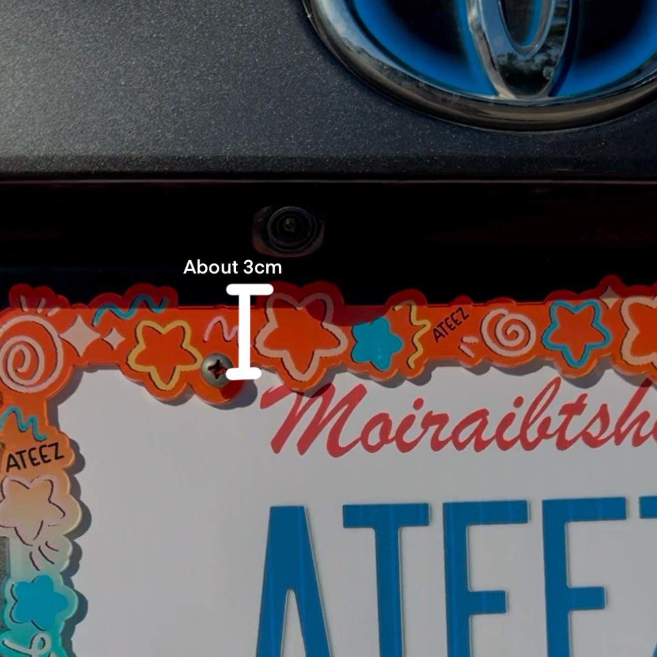 ATEEZ License Plate Frame | Kpop License Plate Frame