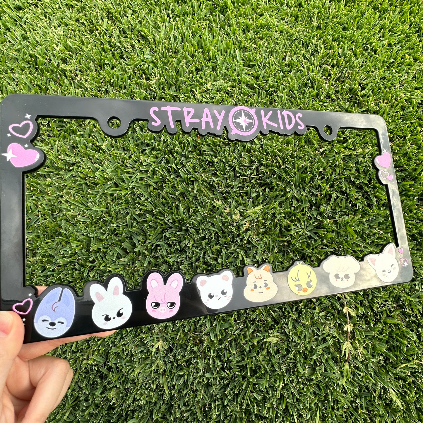 Stray Kids SKZOO License Plate Frame | Cute License Plate Frame | UV Printed Frame