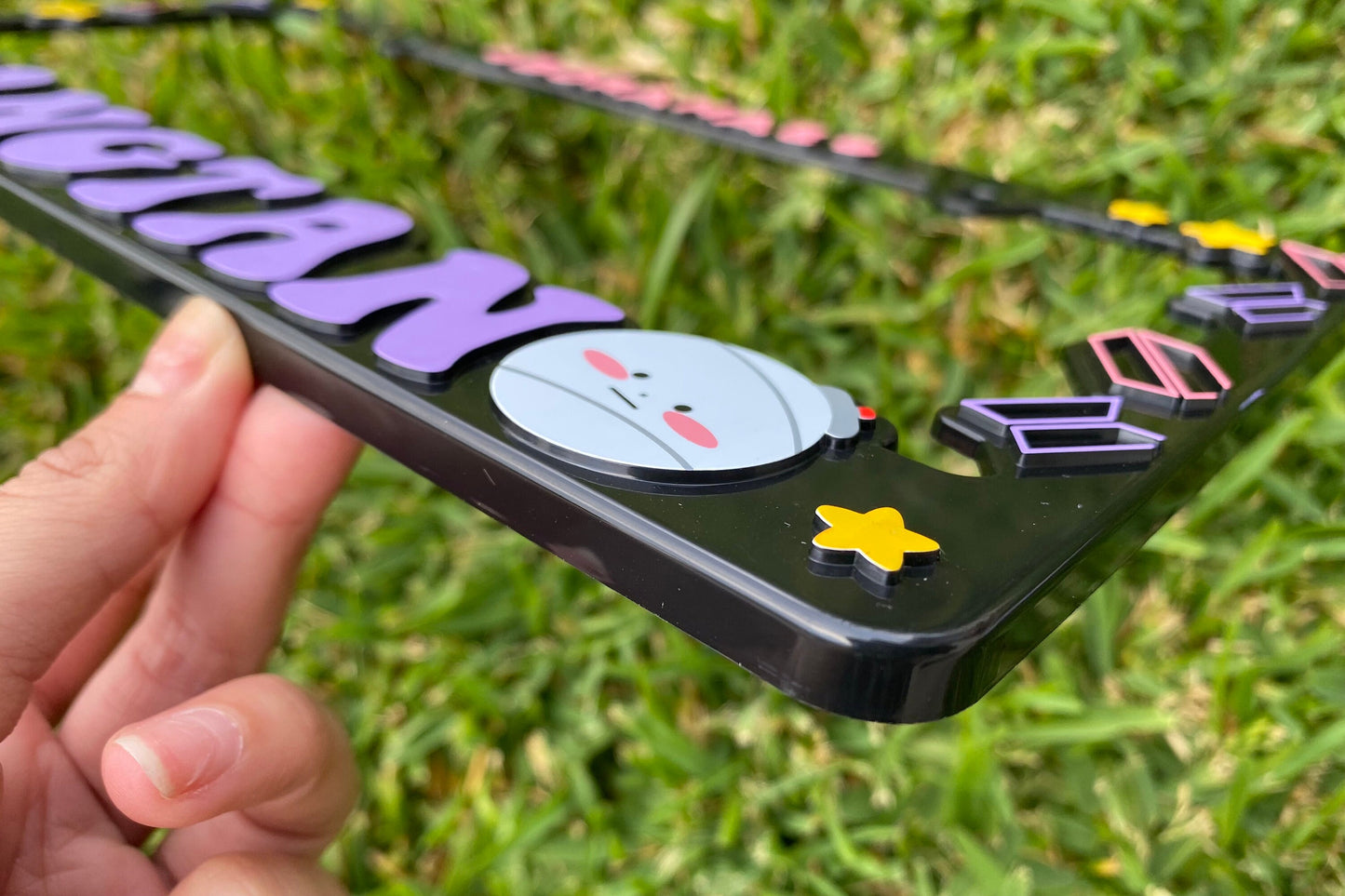 Bangtan License Plate Frame | BTS License Plate Frame | Borahae License Plate Frame