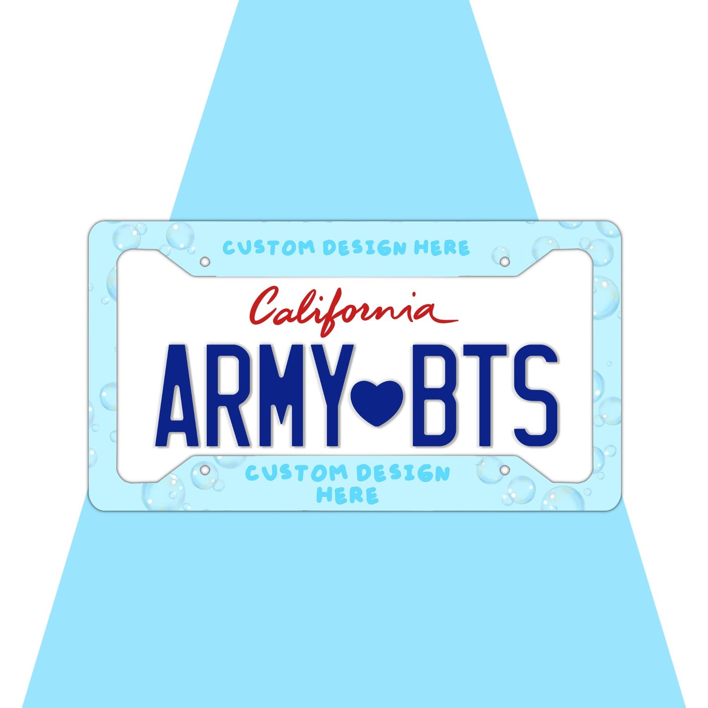 Custom License Plate Frame | BTS License Plate Frame