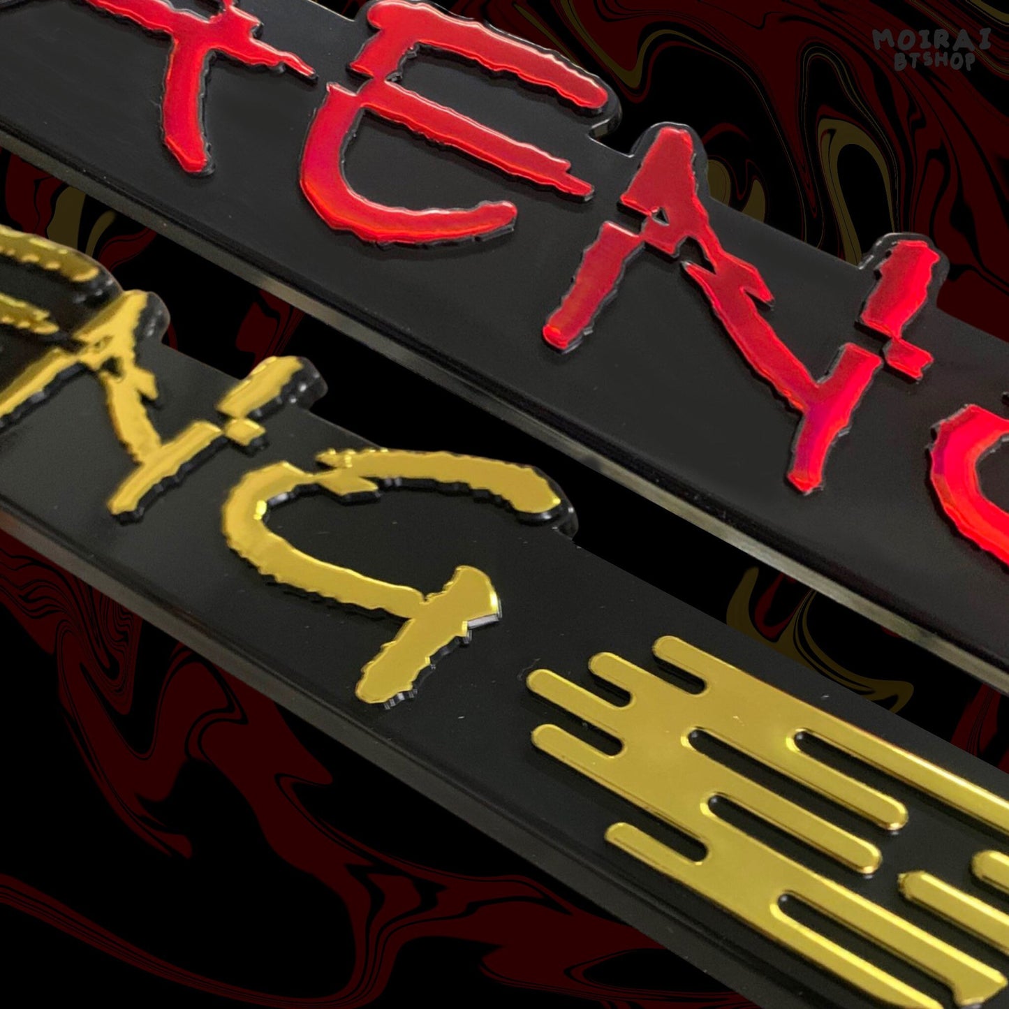 DDAENG 3D Raised Letter License Plate Frame| BTS License Plate Frame