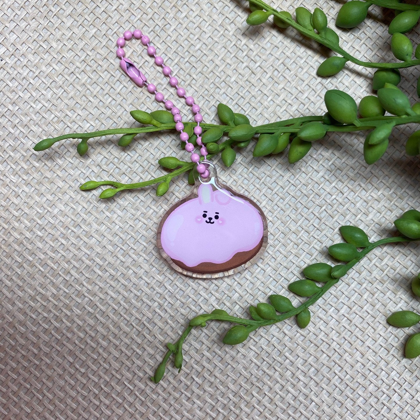 Mini Baby Donut 1.25" Acrylic Charm| Keychain