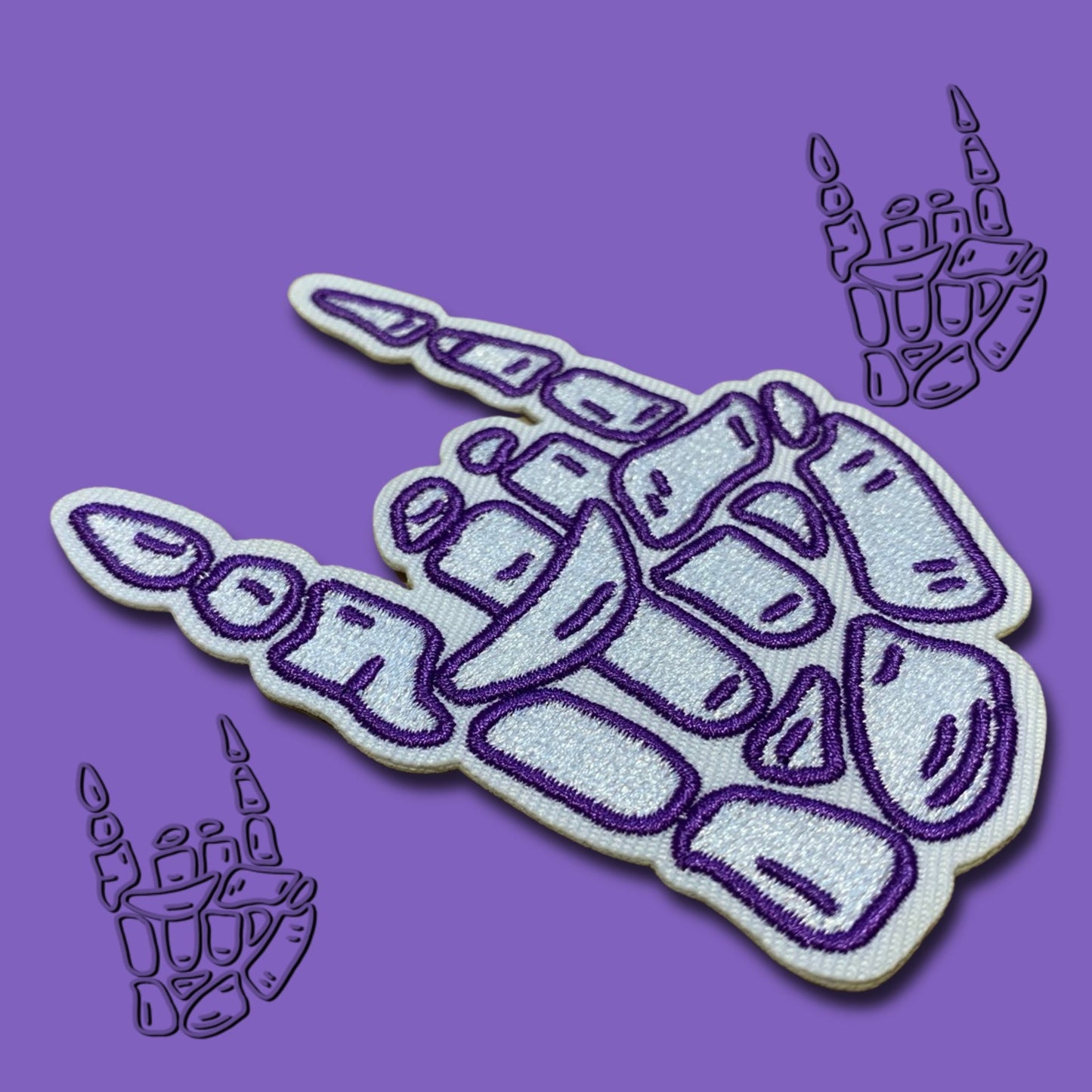 Jungkook Hand Tattoo Inspired Embroidered Iron On Patch | BTS Embroidered Patch