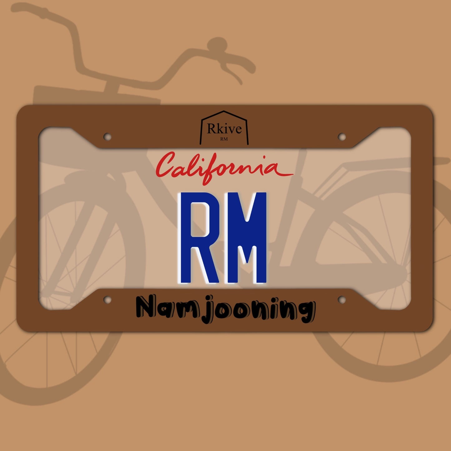 Rkive - Namjooning License Plate Frame/ Namjoon License Plate Frame/ License Plate Frame