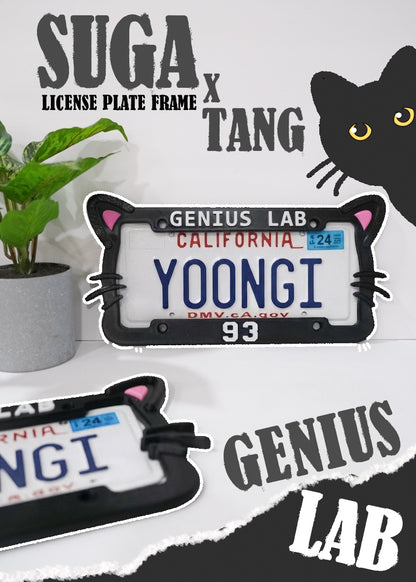 PREORDER! Genius Lab | Suga x Tang 3D License Plate Frame