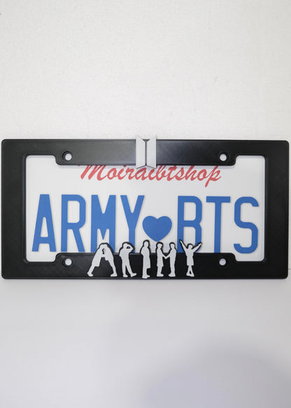 BTS 💜 ARMY License Plate Frame | 3D Printed License Plate Frame .