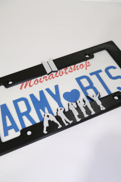 BTS 💜 ARMY License Plate Frame | 3D Printed License Plate Frame .