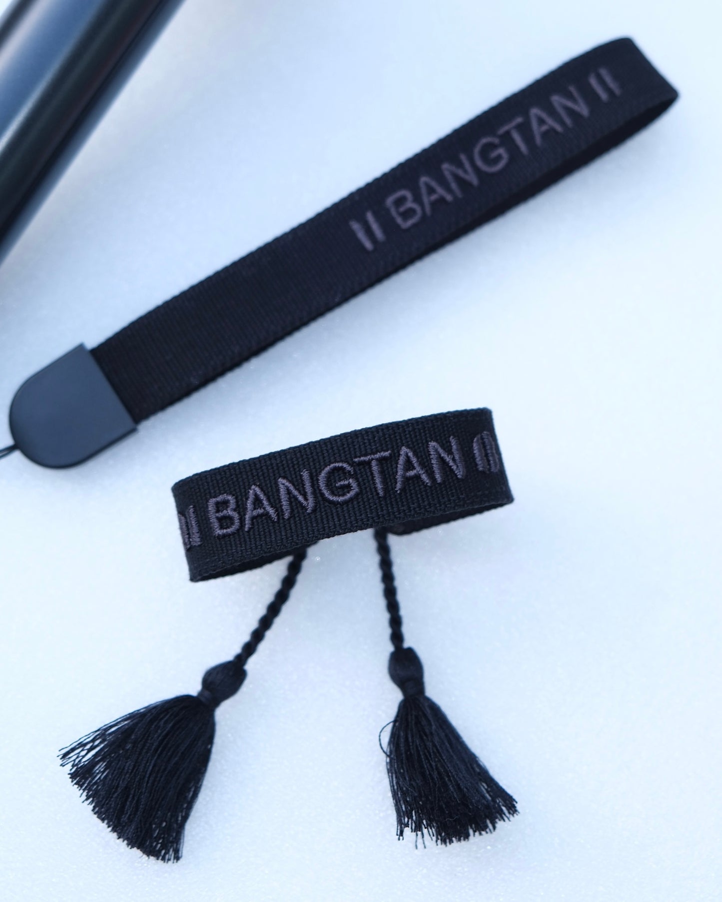 Bangtan Arirang Lightstick Strap + Friendship Bracelet Set | Double Sided Embroidery Strap