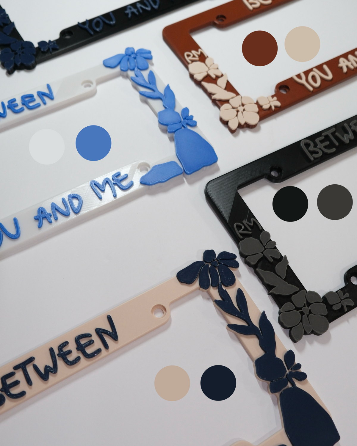 3D Printed Namjooning License Plate Frame