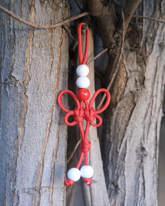 Butterfly Lucky Knot Charm