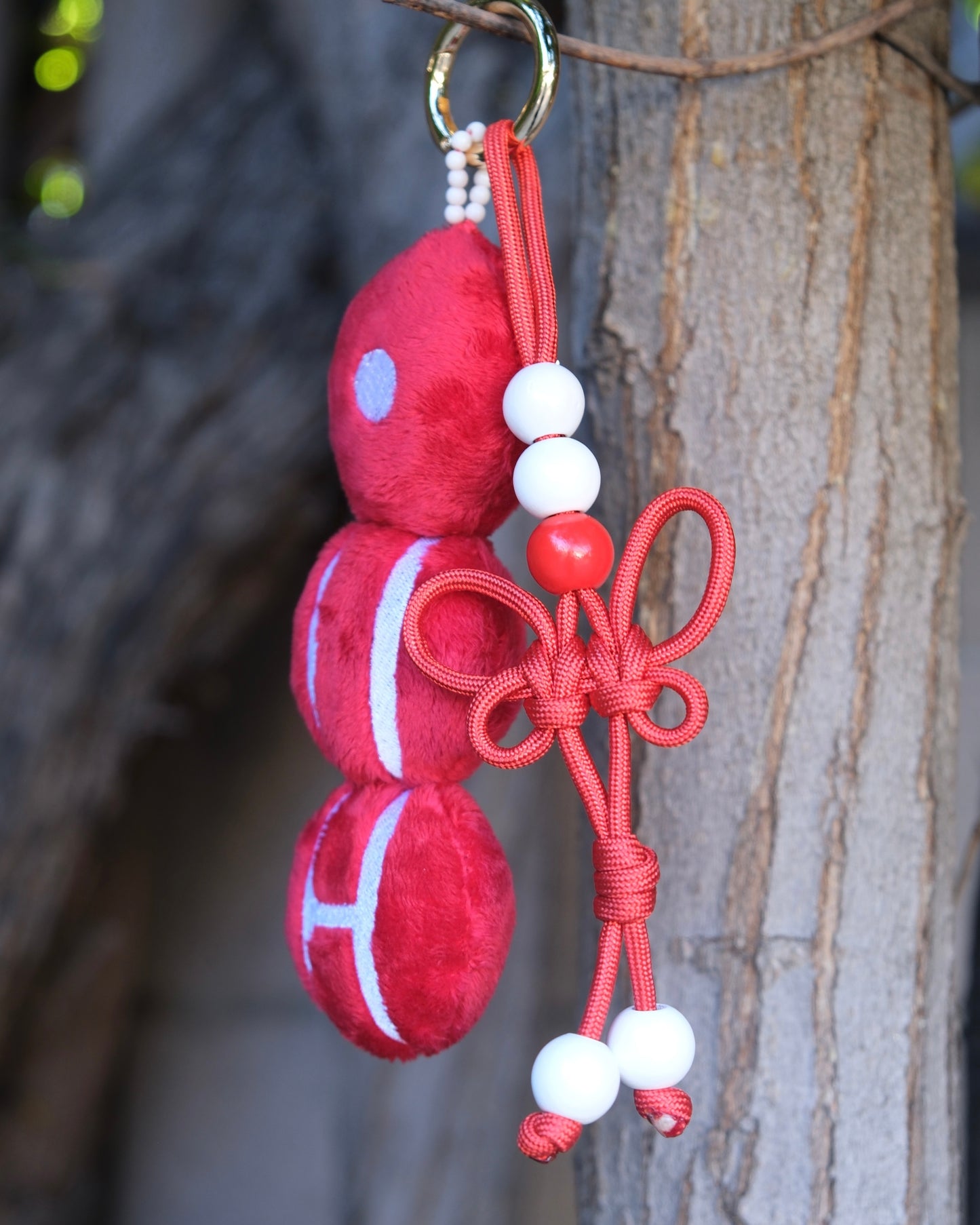Arirang Plushie and Butterfly Lucky Knot Charm