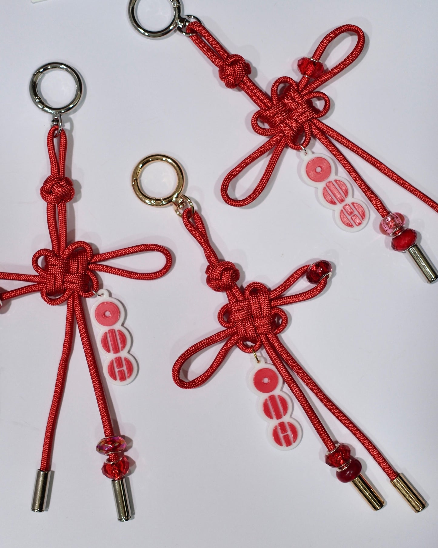Arirang Lucky Knot Keychain with Charm