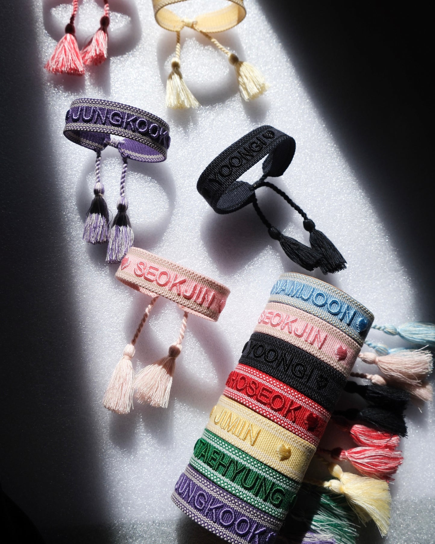 OT7 Embroidery Friendship Bracelets - SET OF 7 Bracelets