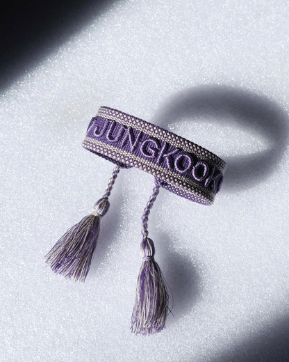 JUNGKOOK Embroidery Friendship Bracelet