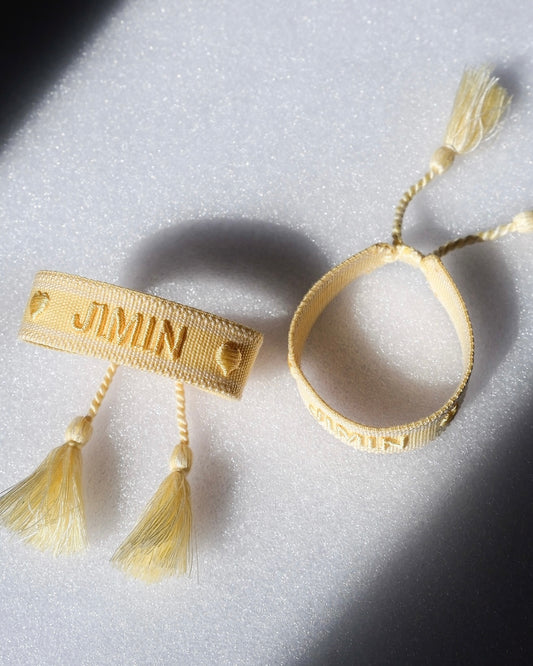 JIMIN Embroidery Friendship Bracelet