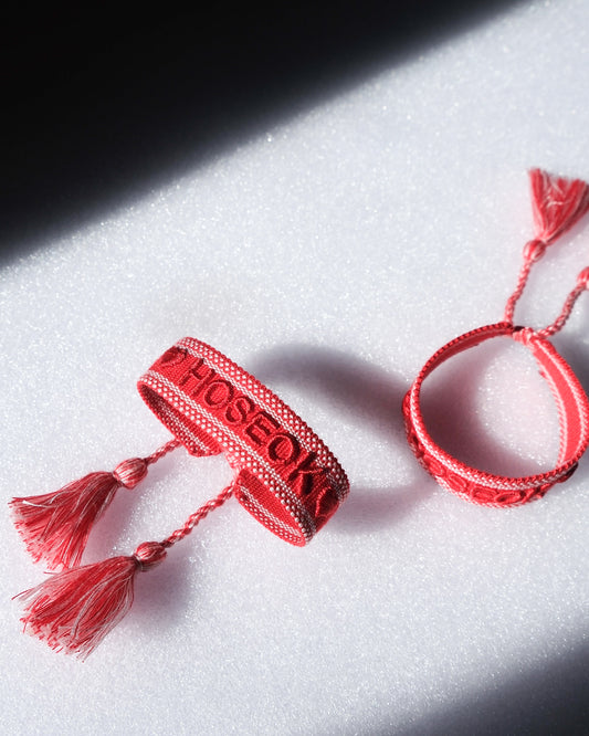HOSEOK Embroidery Friendship Bracelet