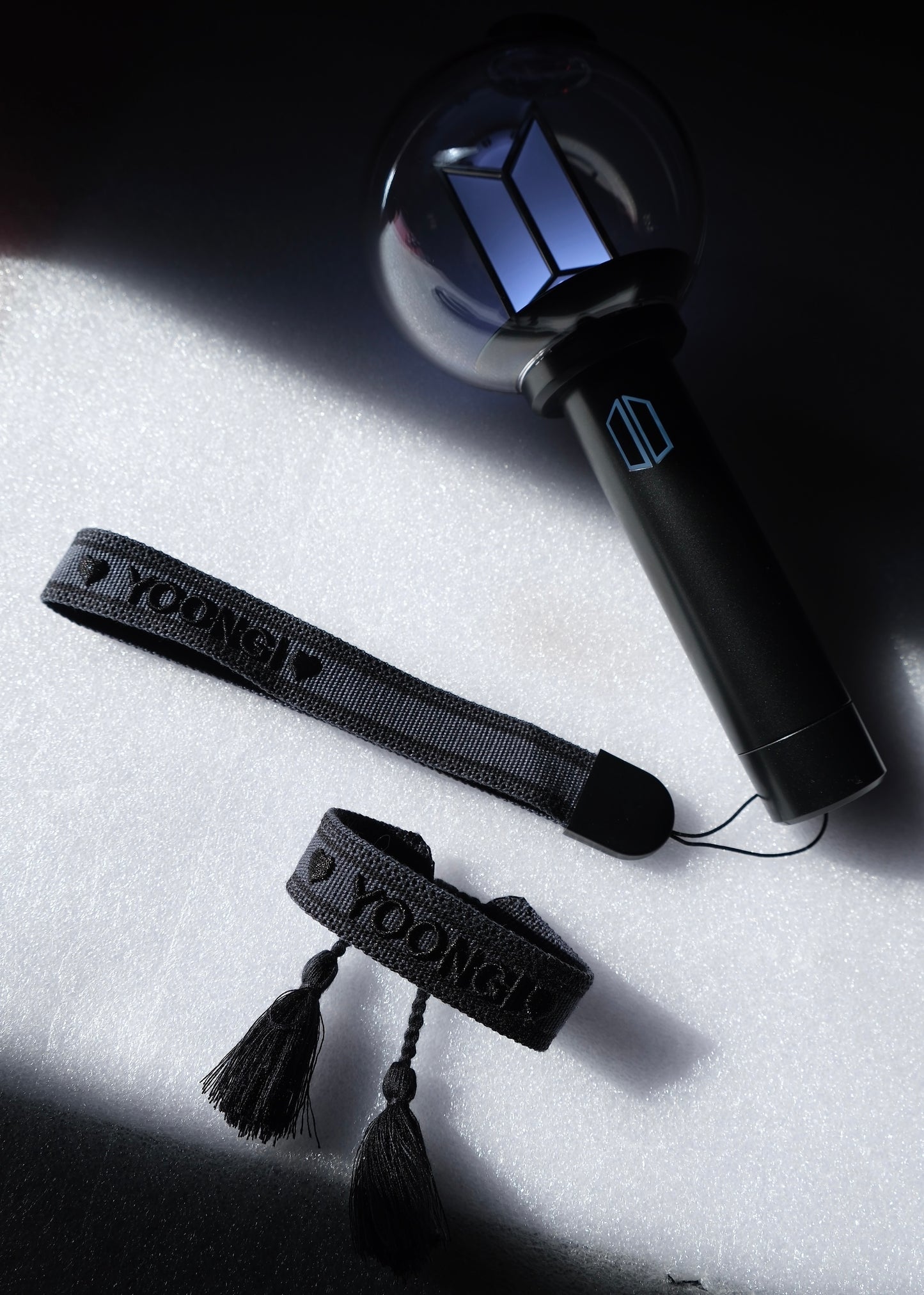 [ Pre-order ] YOONGI Lightstick Strap + Friendship Bracelet Set