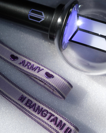 Bangtan Double-Sided Glitter Embroidery Strap