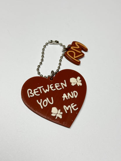 Between You And Me 3D Printed Charm