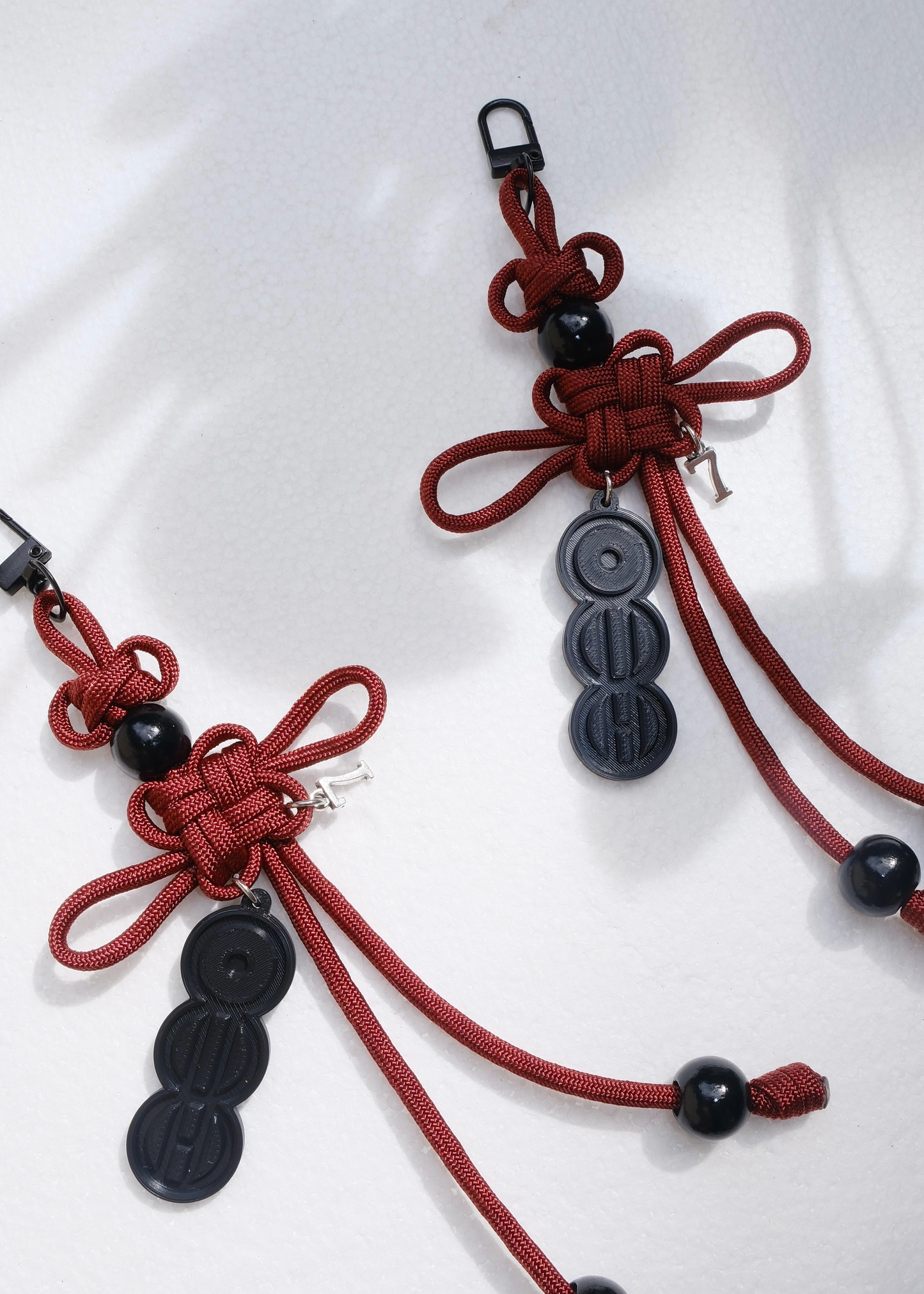 What is your love song ? Lucky Knot Keyring | Garnet