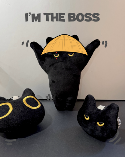Tang Meow | Yoongi Cat Plushie Keychain | Black Cat