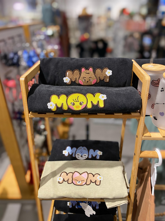 STAY MOM T-Shirt Embroidery | SKZ Personalized Embroidered T-Shirt | SKZOO Animals | Stray