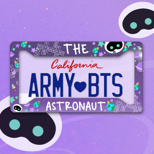 Custom License Plate Frame | BTS License Plate Frame