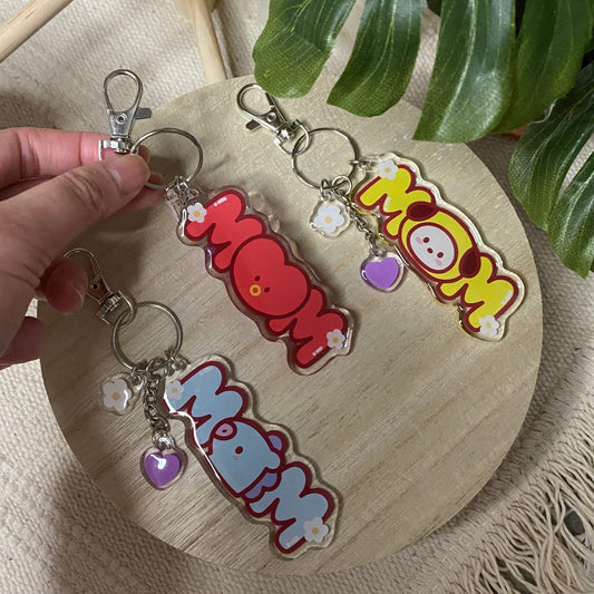 MOM Acrylic Keychain | Mother's Day Gift | Gift for Mom | Army Mom