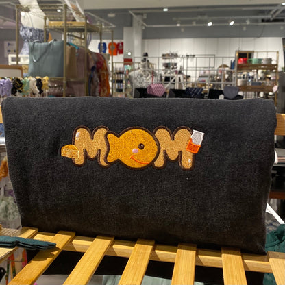 GoldFish embroidery Mom T-shirt | Embroidery Character Shirt | Gift For Mom | Personalized Embroidered Sweatshirt for Mom | Mother's Day