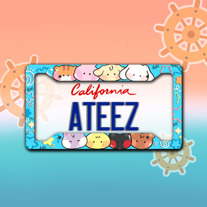 ATEEZ License Plate Frame/ ANITEEZ License Plate Frame/ Custom License Plate Frame
