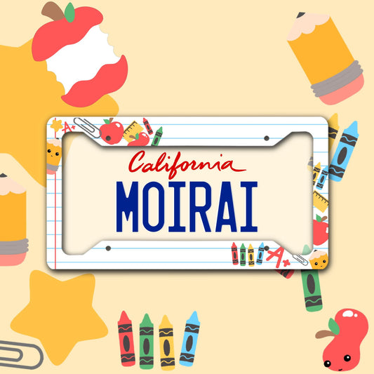 Teacher Vibes License Plate Frame | Lincense Plate Frames | Teacher Gift