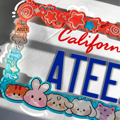 ATEEZ License Plate Frame | Kpop License Plate Frame