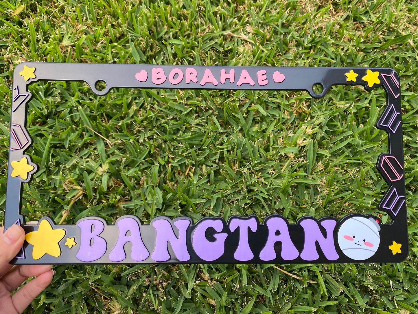 Bangtan License Plate Frame |  BTS License Plate Frame