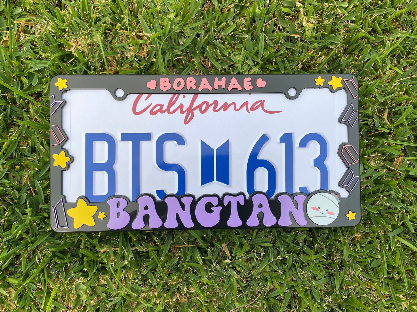 Bangtan License Plate Frame |  BTS License Plate Frame